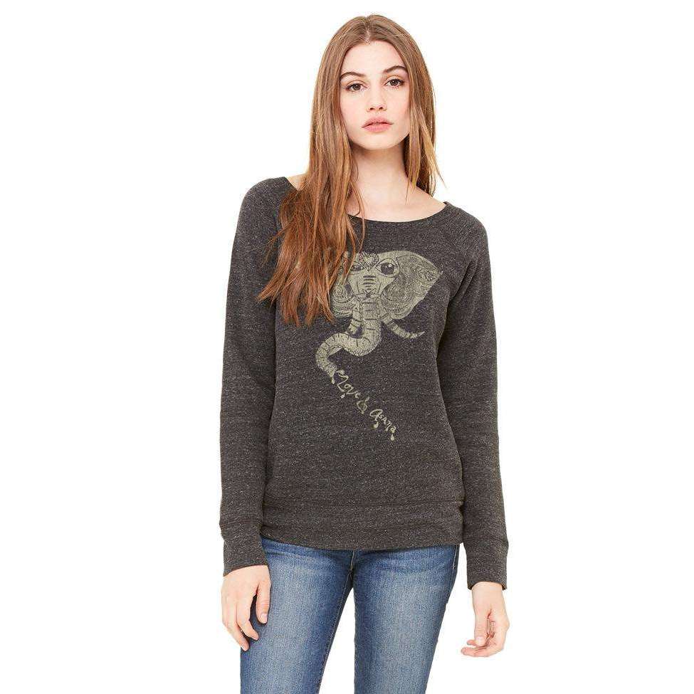 Winking Elephant Sweatshirt – loveandasana